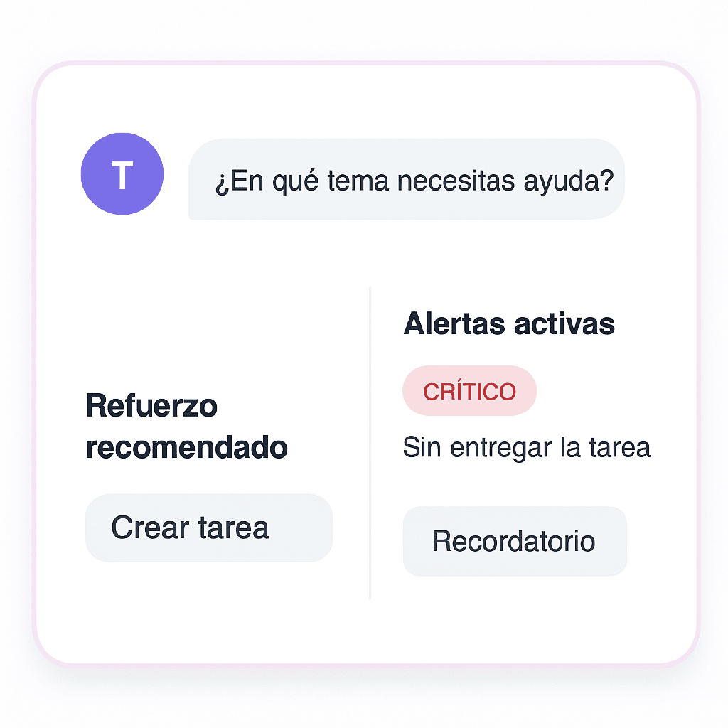 Interfaz de tutoría